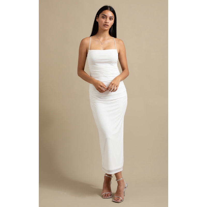 Mesh Cross Back Maxi
