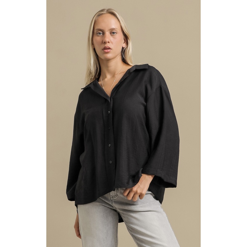 Oversized Textured Shirt