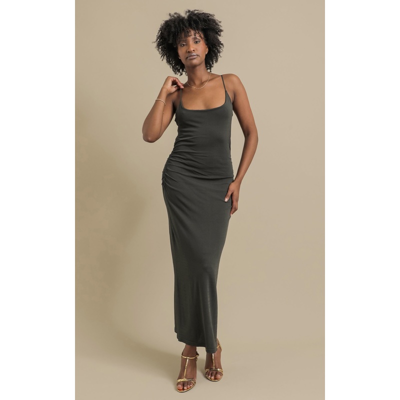 Knitwear Ruched Maxi