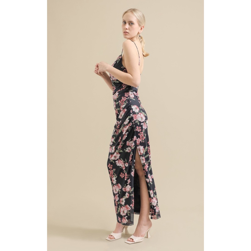 Mesh Cowl Maxi