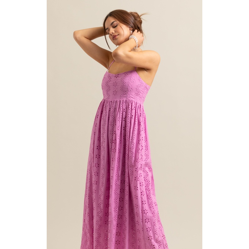 Broderie Strappy Maxi