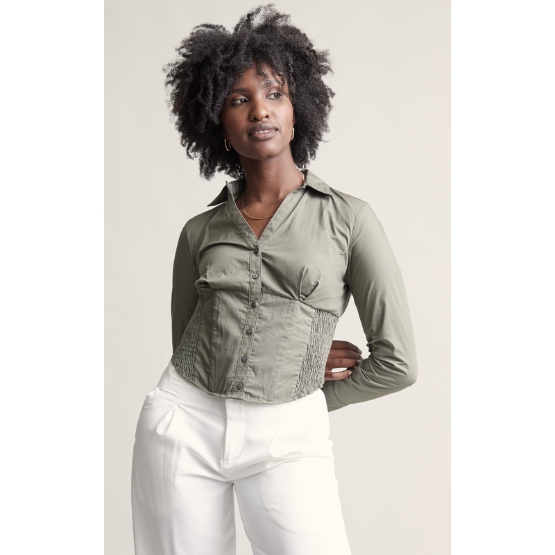 Corset Detail Shirt