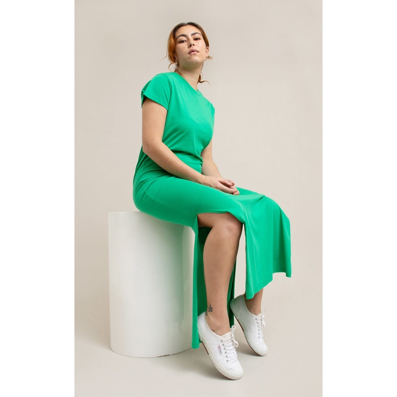 Jersey Plain T-Shirt Maxi