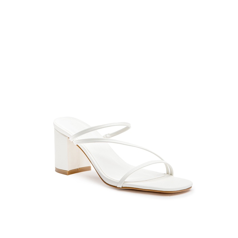 BiLLiNi Yazmin Block Heel White