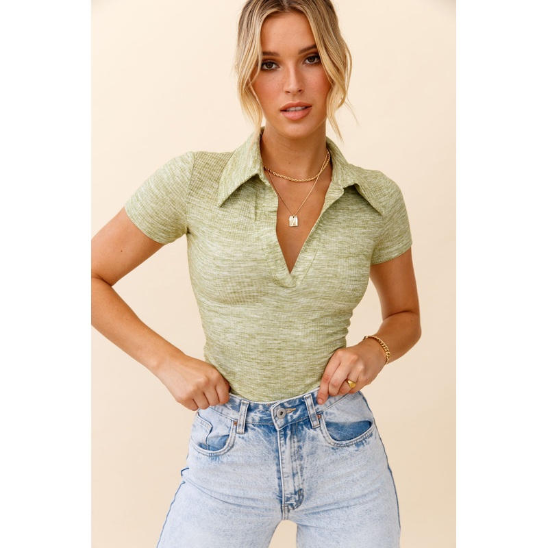 Roadtrip Collared Short Sleeve Shirt Green