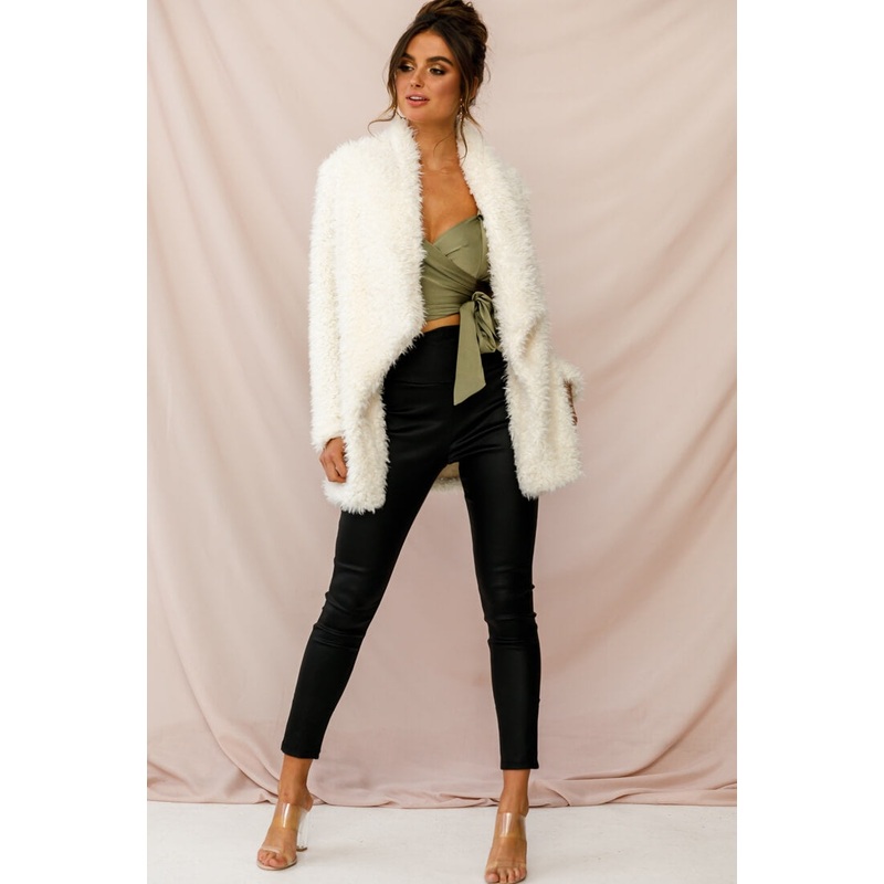 Park City Fleece Jacket White