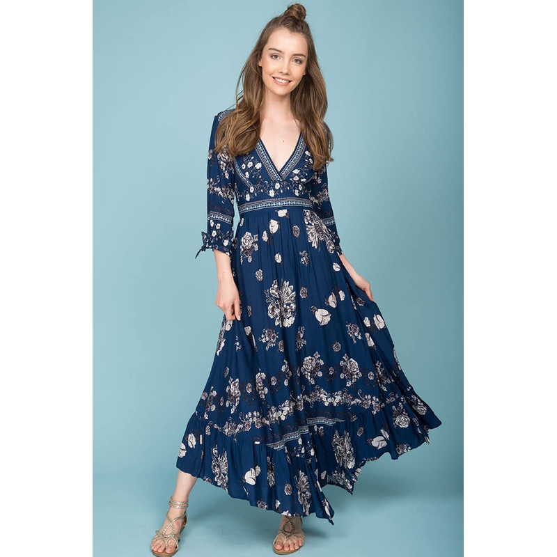 Zaika Maxi Dress Navy