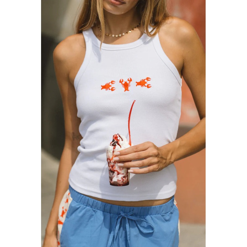 Lobster Snow Print Tank