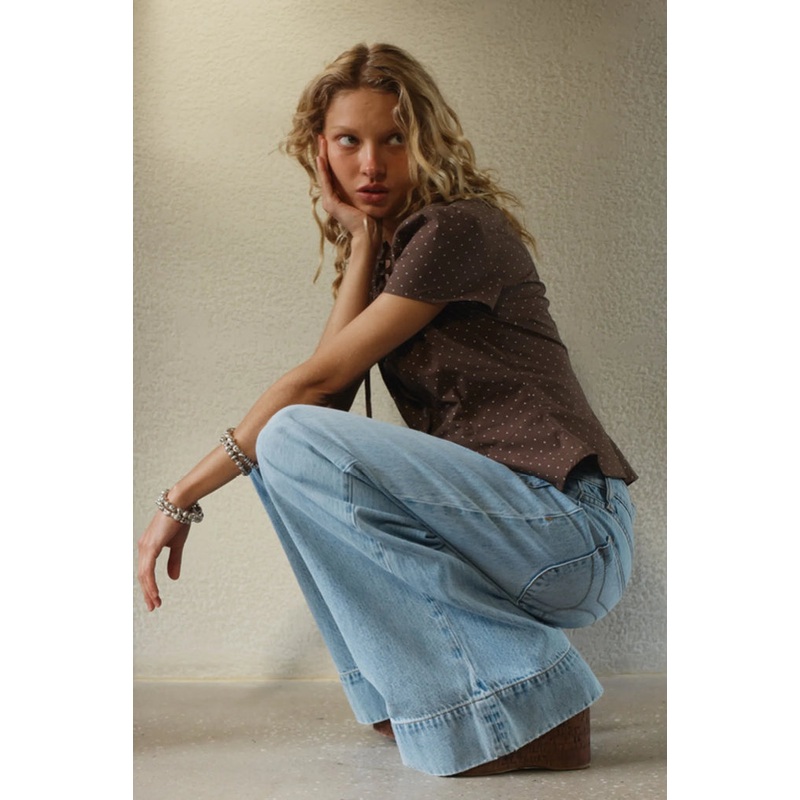 Sailor Relaxed Long Breezy Blue Jean
