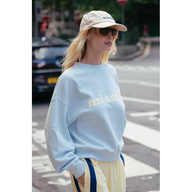 Mi Scusi Washed Glacier Sweatshirt