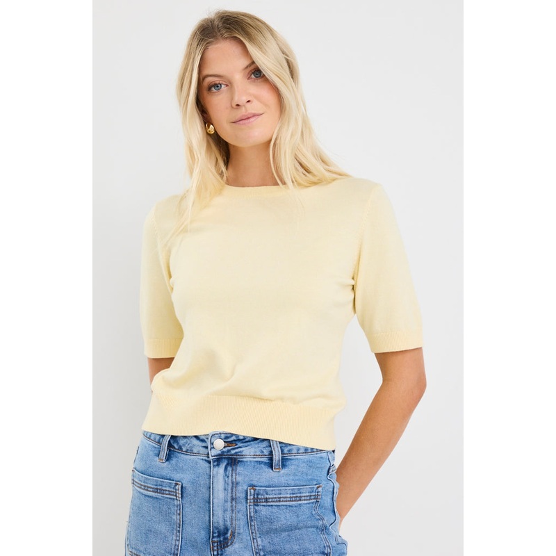 Edition Lemon Crewneck Knit Tee