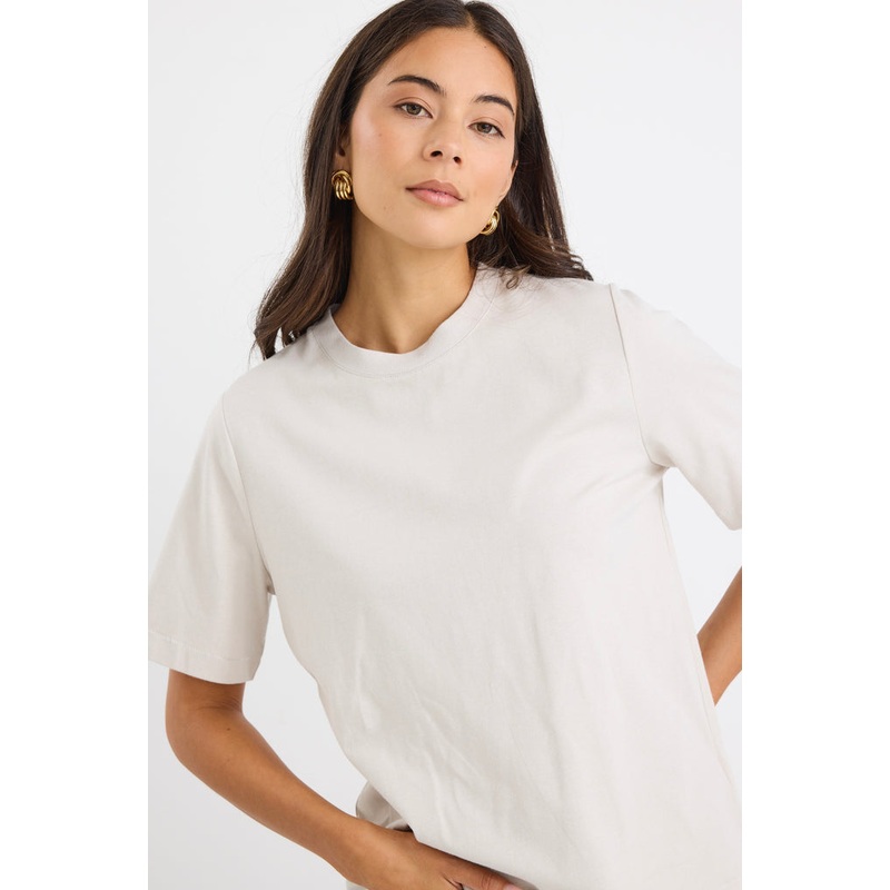 Street Stone Crew Neck Short Sleeved Boxy SS Tee