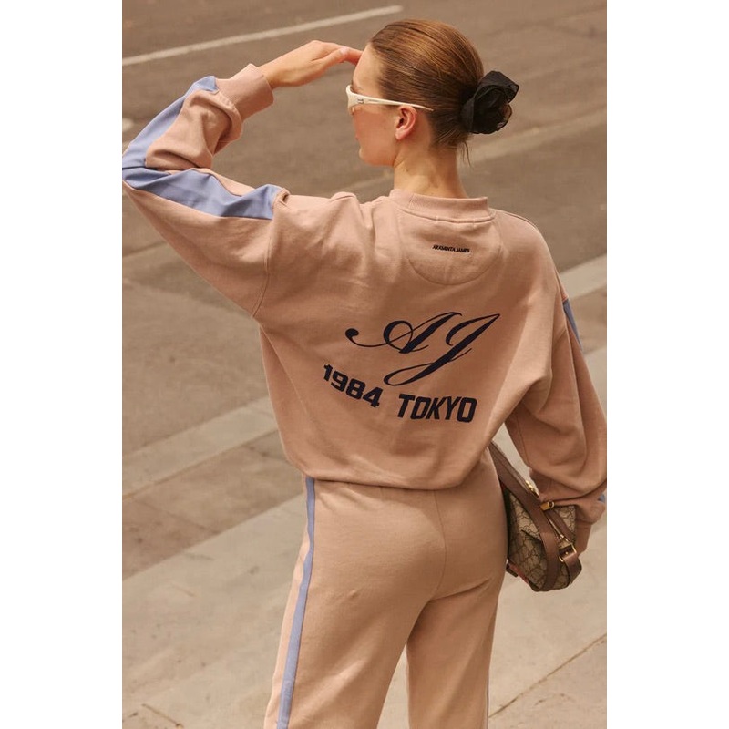 1984 Nougat Blue Stripe Sweatshirt