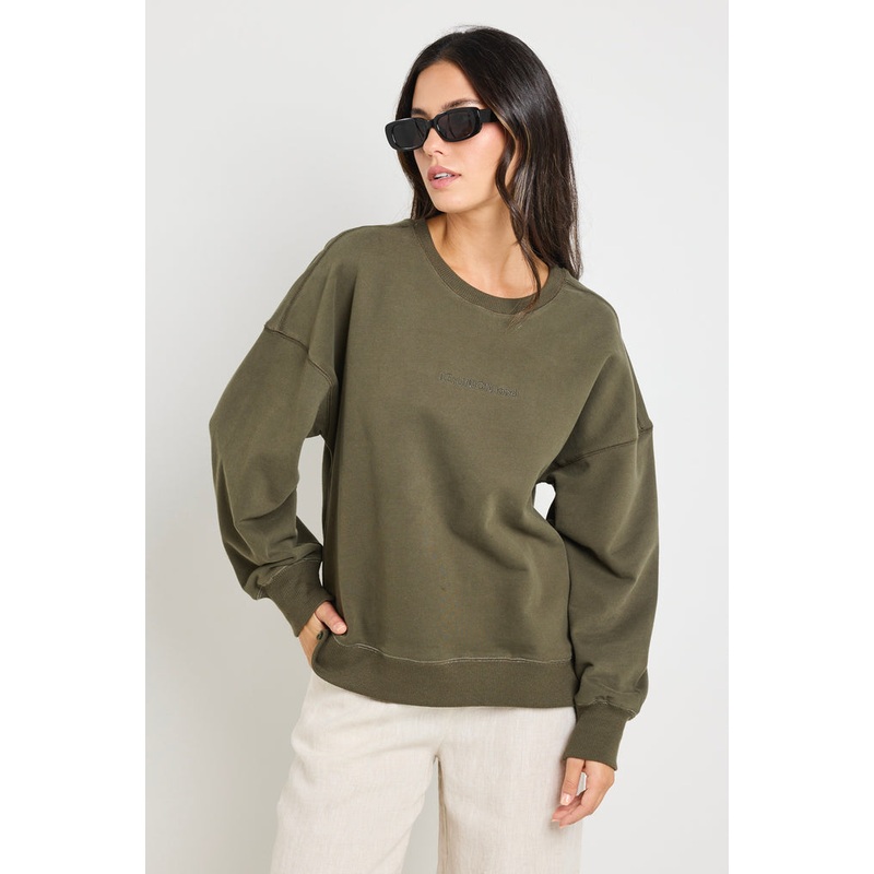 Daylight Khaki RE:UNION Label Sweatshirt