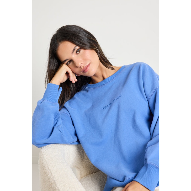 Daylight Mid Blue RE:UNION Label Sweatshirt