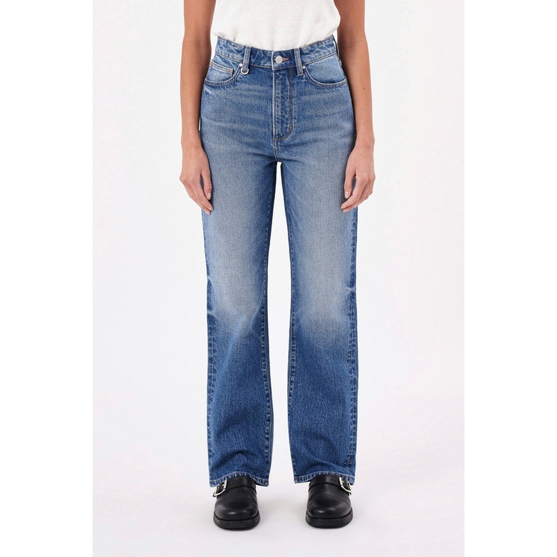 Nico Mid Vintage Indigo Straight Ode Jean