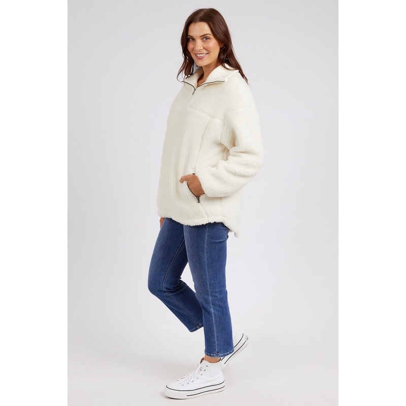 North Pearl Zip Front Fleece Sweatshirt