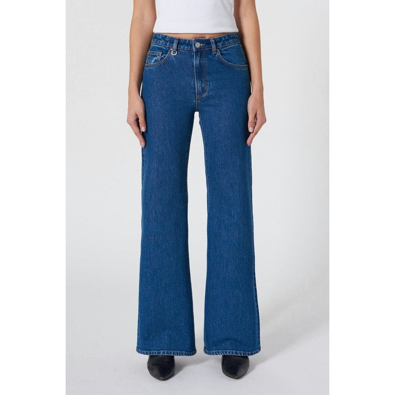 Eva Royal Indigo Wide Denim Jean