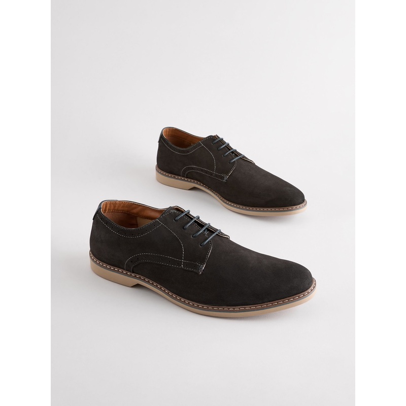 Black Smart Casual Derby Shoes