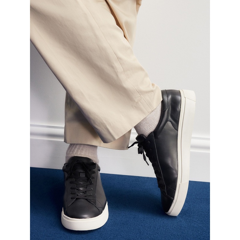 Black Smart Casual Longline Trainers