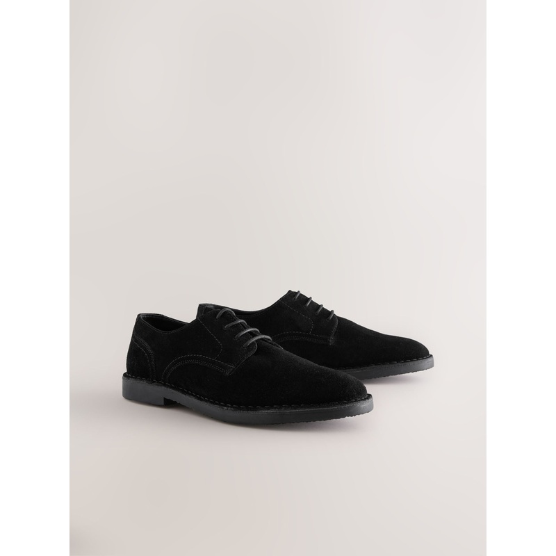 Black Suede Desert Shoes