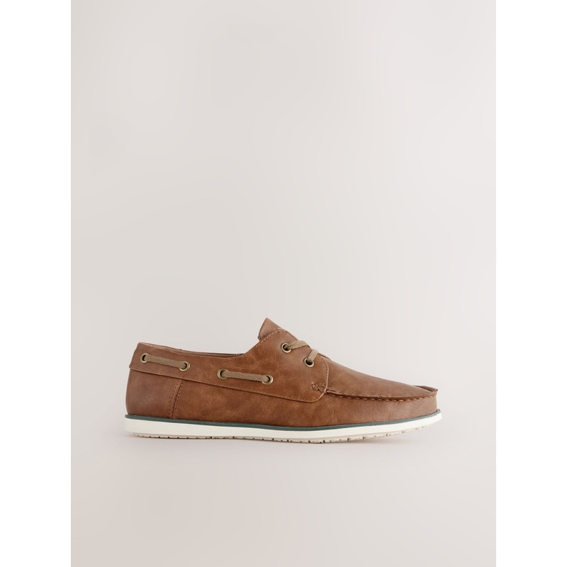 Tan Brown Boat Shoes