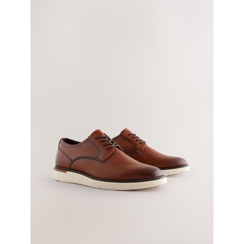 Tan Brown Sports Wedge Shoes