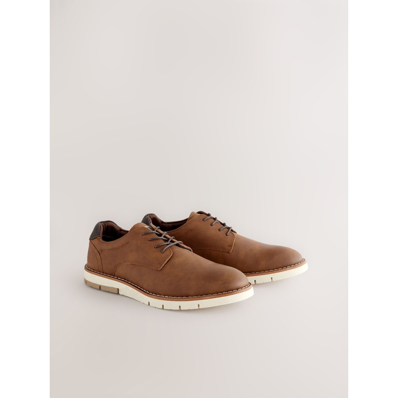 Tan Brown Sports Wedges Shoes