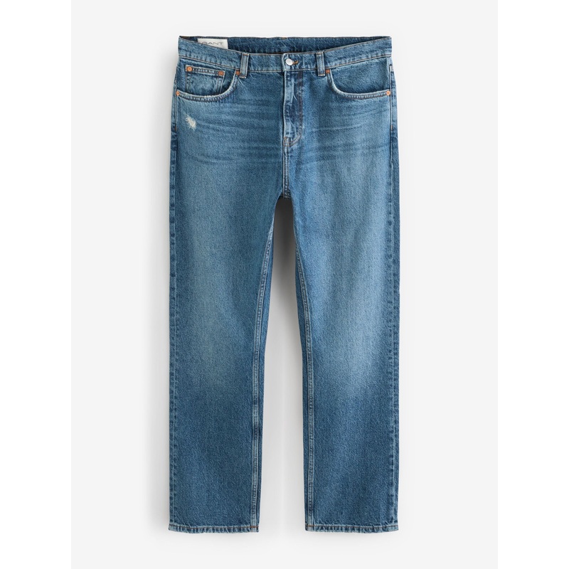 GANT Blue Straight Fit Stretch Denim Jeans