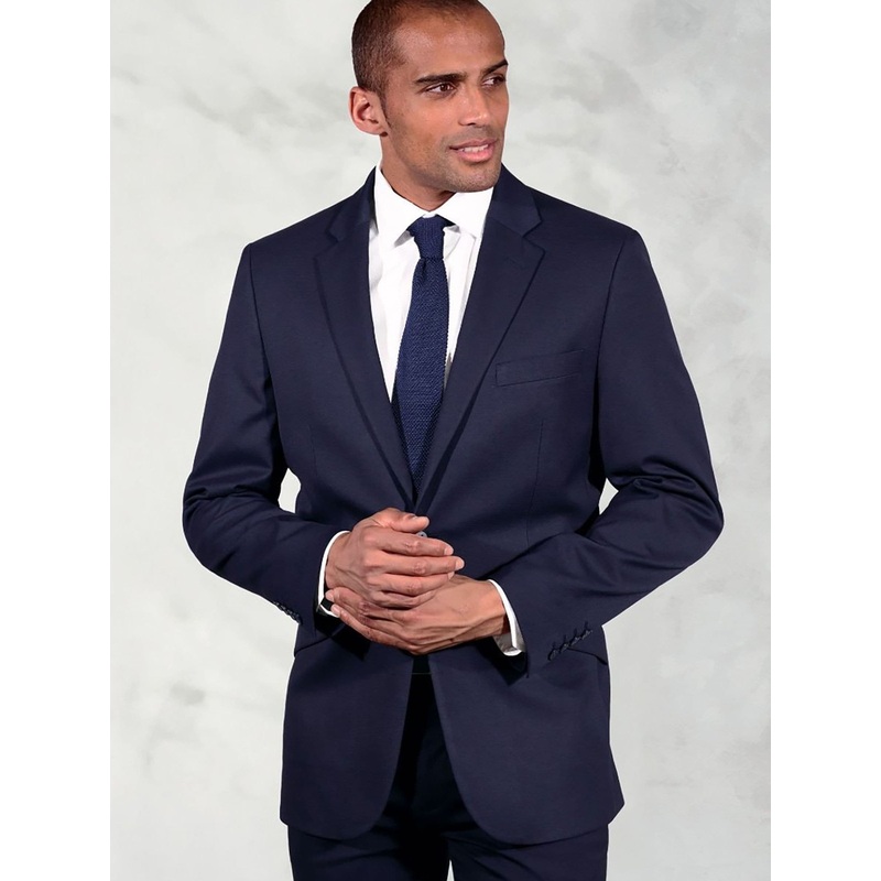 Brook Taverner Blue Plain Suit Jacket