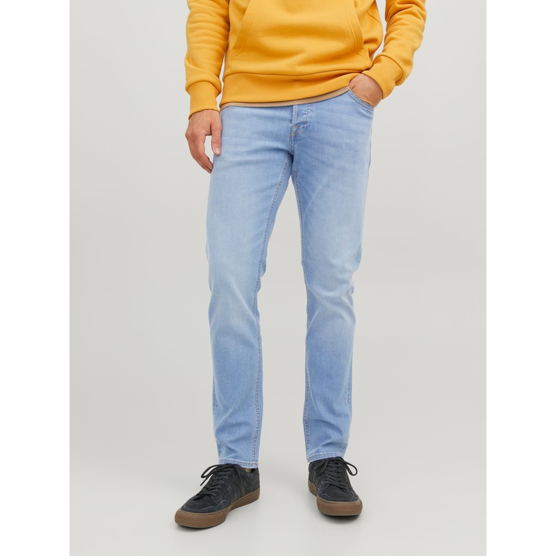 JACK & JONES Blue Chrome Glenn Slim Fit Jeans
