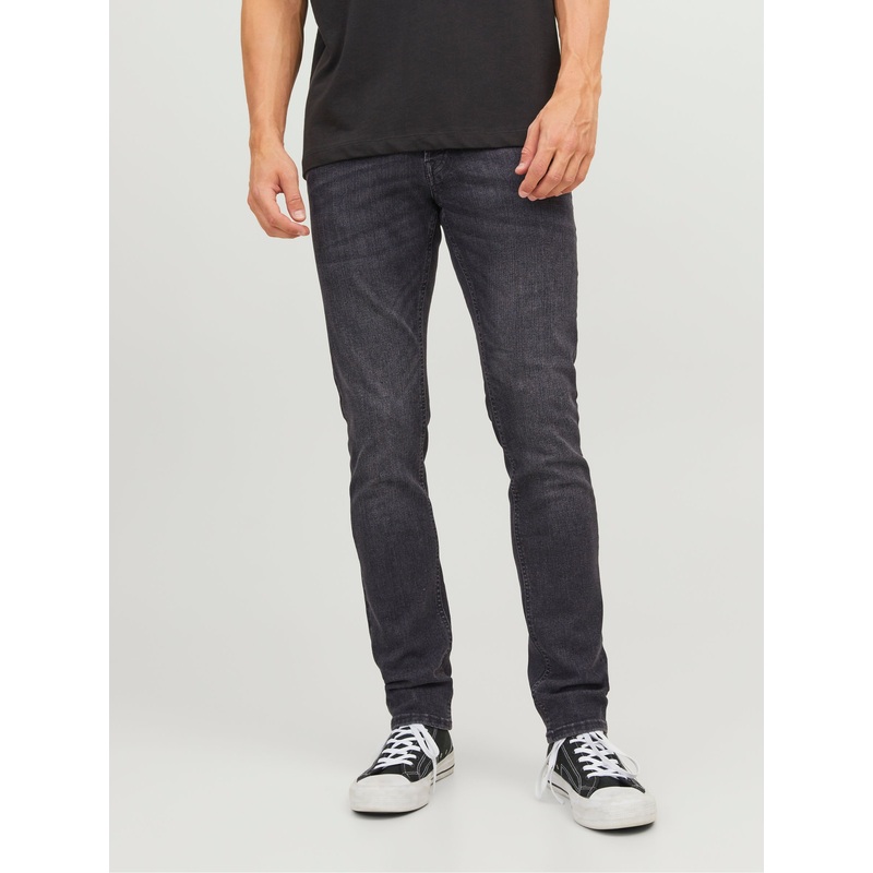 JACK & JONES Washed Black Glenn Slim Fit Jeans