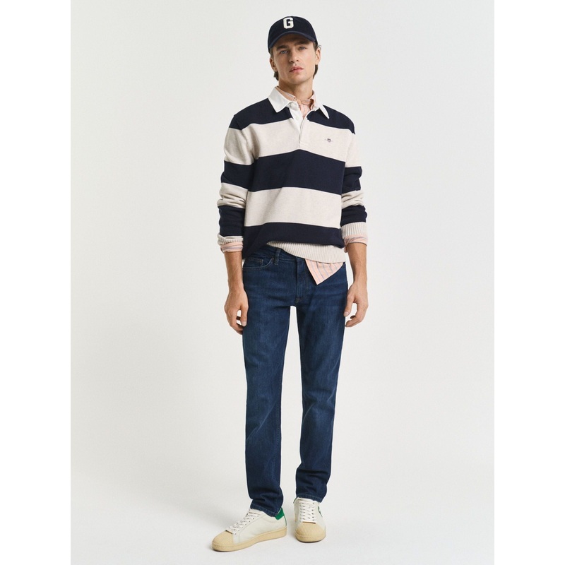 GANT Dark Blue Worn In Slim Fit Jeans