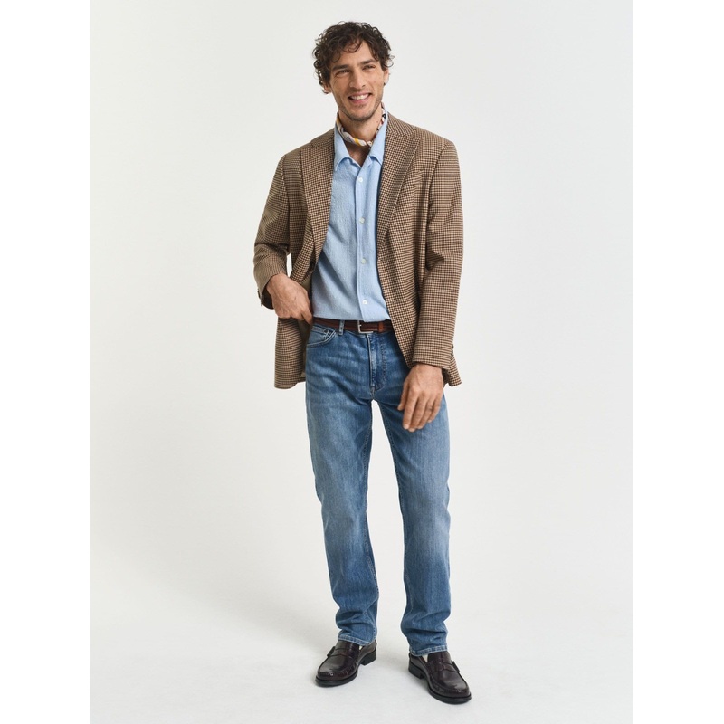 GANT Mid Blue Worn In Regular Fit Jeans