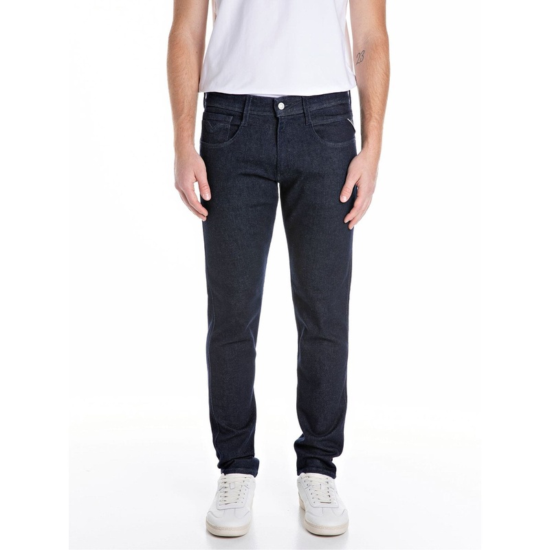 Replay Rinse Powerstretch Straight Fit Grover Stretch Jeans