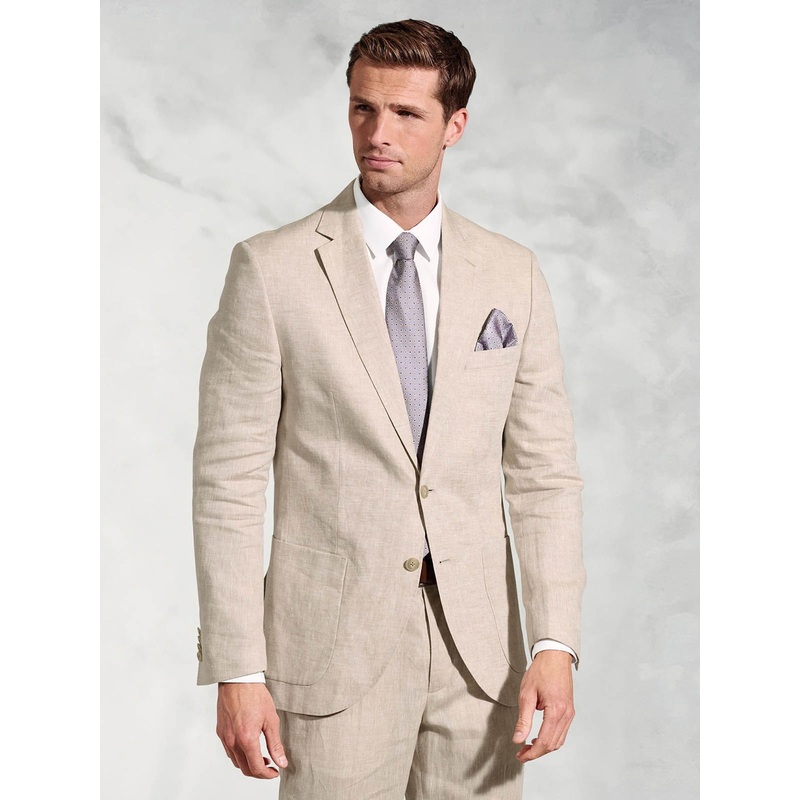 Brook Taverner Natural Pure Linen Jacket