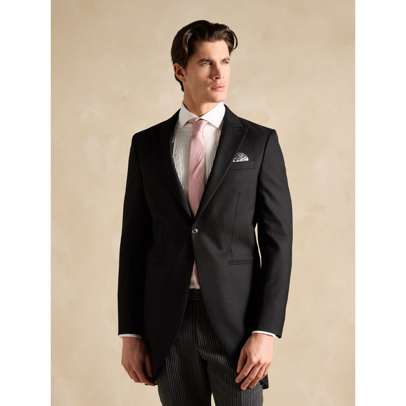 Joules Black Slim Fit Morning Suit Jacket
