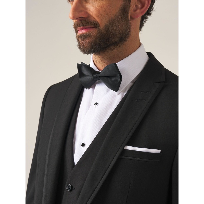 Skopes Black Tailored Fit Ronson Dinner Suit Jacket