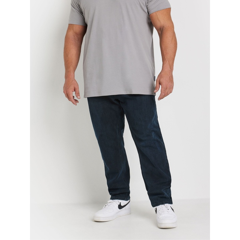 BadRhino Big & Tall Blue Straight Leg Denim Jeans