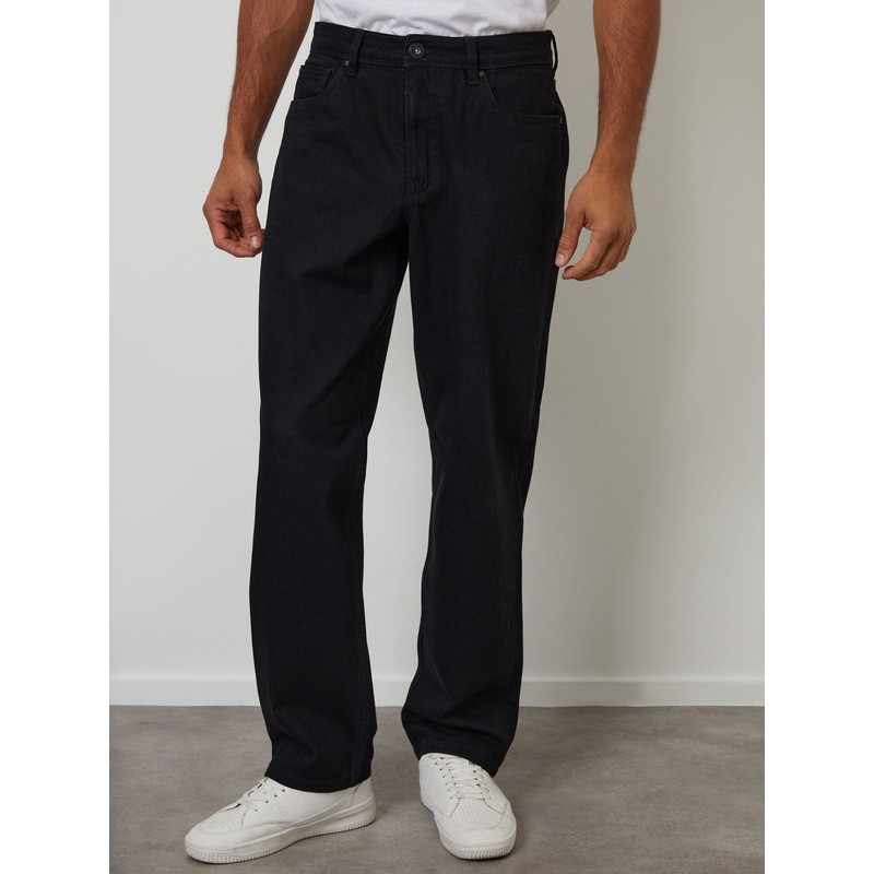 Threadbare Black Loose Fit Jeans