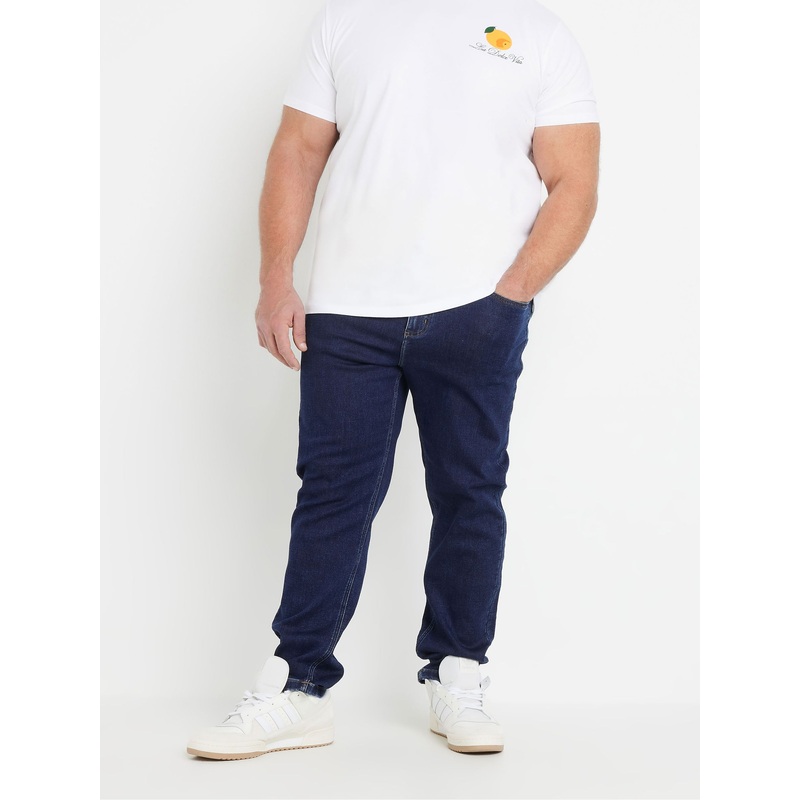 BadRhino Big & Tall Blue Super Stretch Knitted Denim Jeans