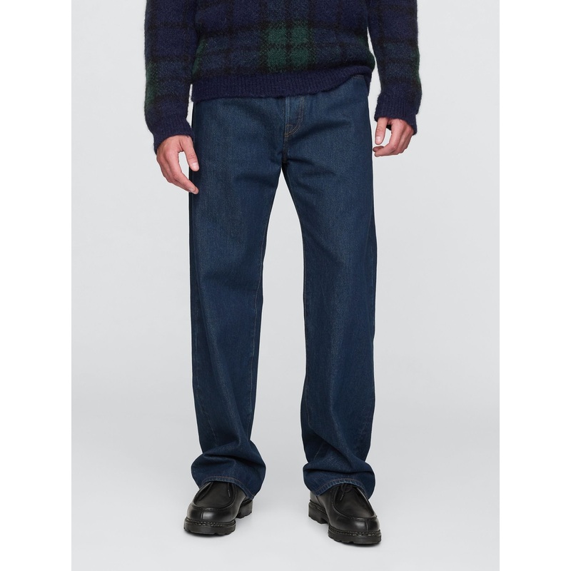 Gap Dark Indigo Blue Baggy Jeans