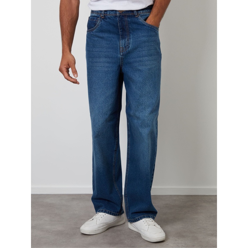 Threadbare Blue Baggy Fit Jeans
