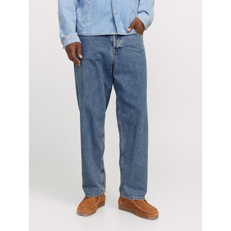 JACK & JONES Blue Alex Baggy Fit Jeans