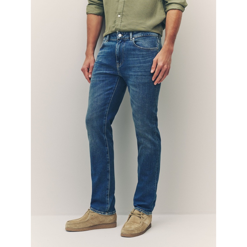 Lacoste Blue Slim Cut 5 Pocket Indigo Jeans