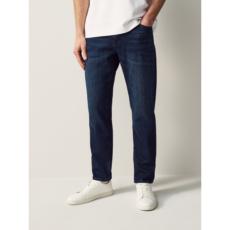 BOSS Blue Tapered Fit Comfort Stretch Denim Jeans