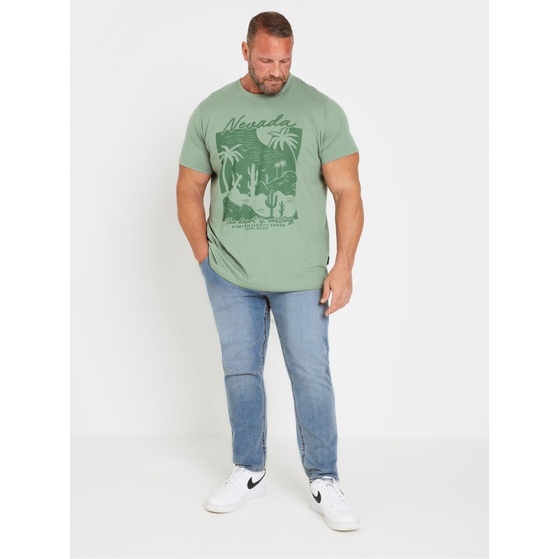 BadRhino Big & Tall Blue Stretch Jeans
