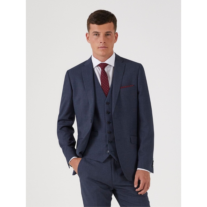 Skopes Blue Harcourt Slim Fit Suit Jacket
