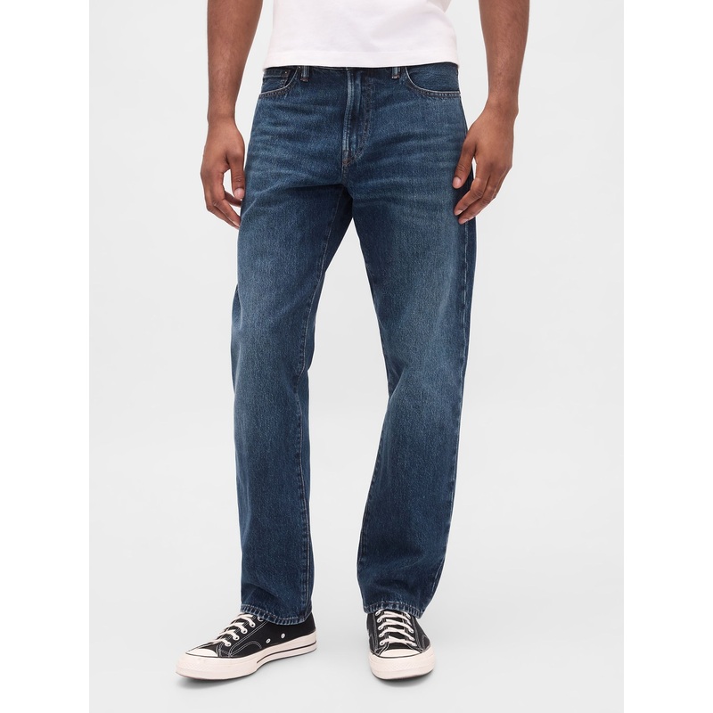 Gap Blue Relaxed Straight Jeans