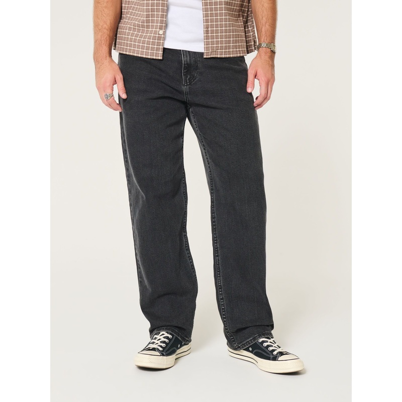 Hollister Baggy Black Jeans